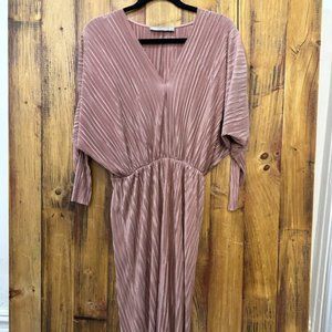 Pink Plisse Dress